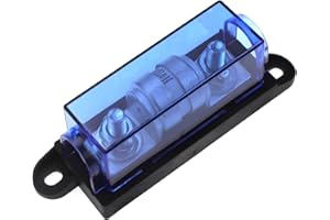 JIAKUPA 400 Amp Class T Fuse with Block, Operating 150V DC, 400A Fuse ANL Block for Inverters, ATV, RV, Boat, Cars, Truck, Ca