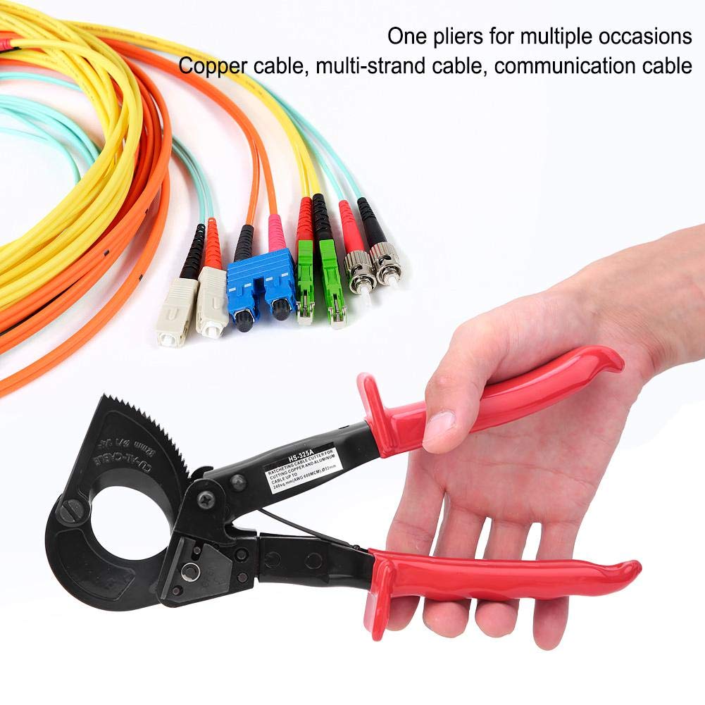 Ratchet Cable Cutter, HS325A Ratchet Cable Cutter Insulated HCS Copper