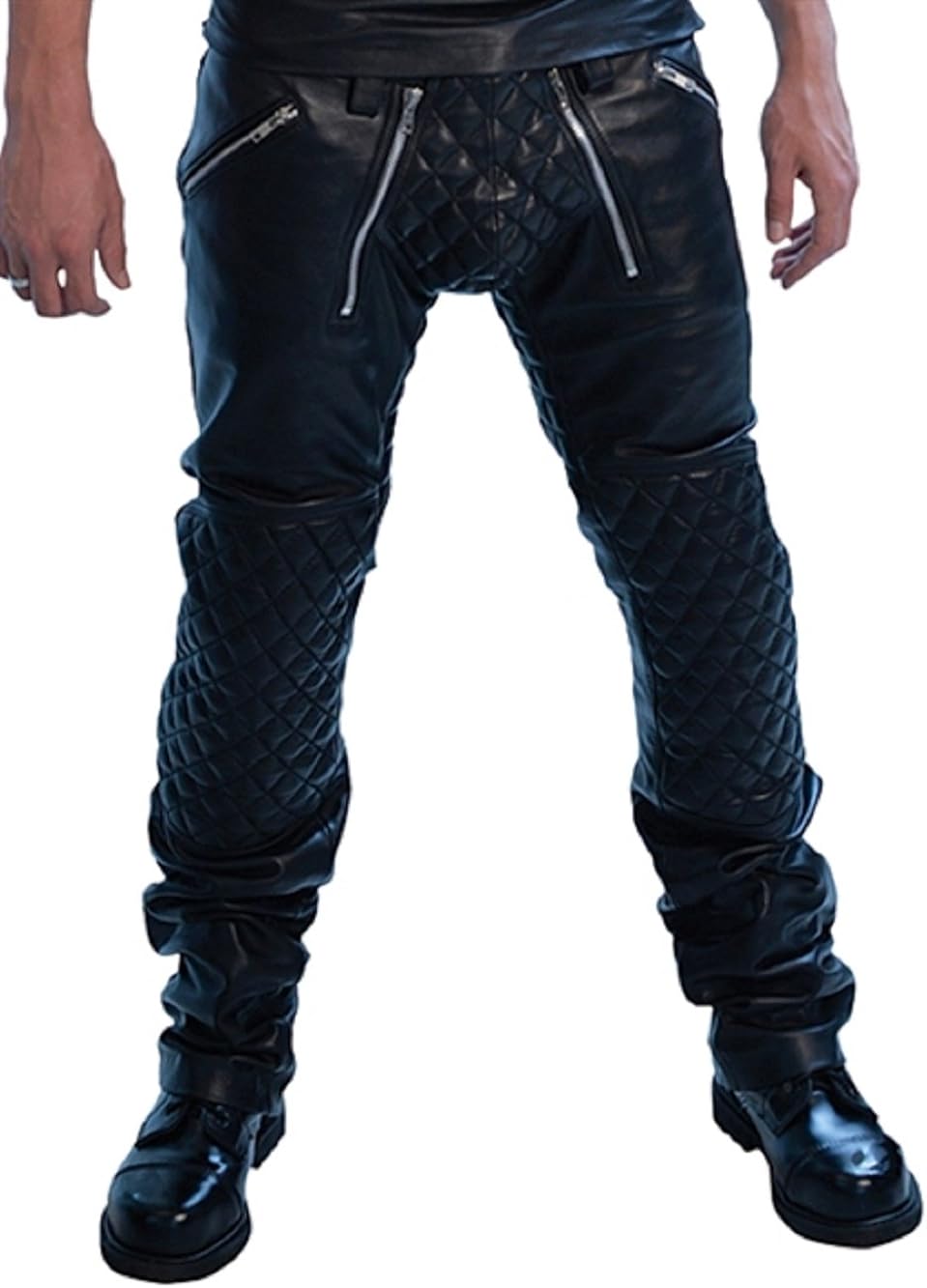 mister b leather jeans