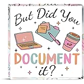 Office Decor Gift For Man Women Acrylic Square Sign Funny Decorative Plaque Office Desk Accessories But Did You Document It Desk Decorations For Home Shelf Boss's day gifts gift for christmas 2025