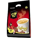 Trung Nguyen &mdash; G7 3 in 1 Instant Coffee &mdash; Roasted Ground Coffee Blend w/Non-dairy Creamer and Sugar &mdash; Strong and Bold &mdash; Instant Vietnamese Coffee (20 Single Serve Packets)