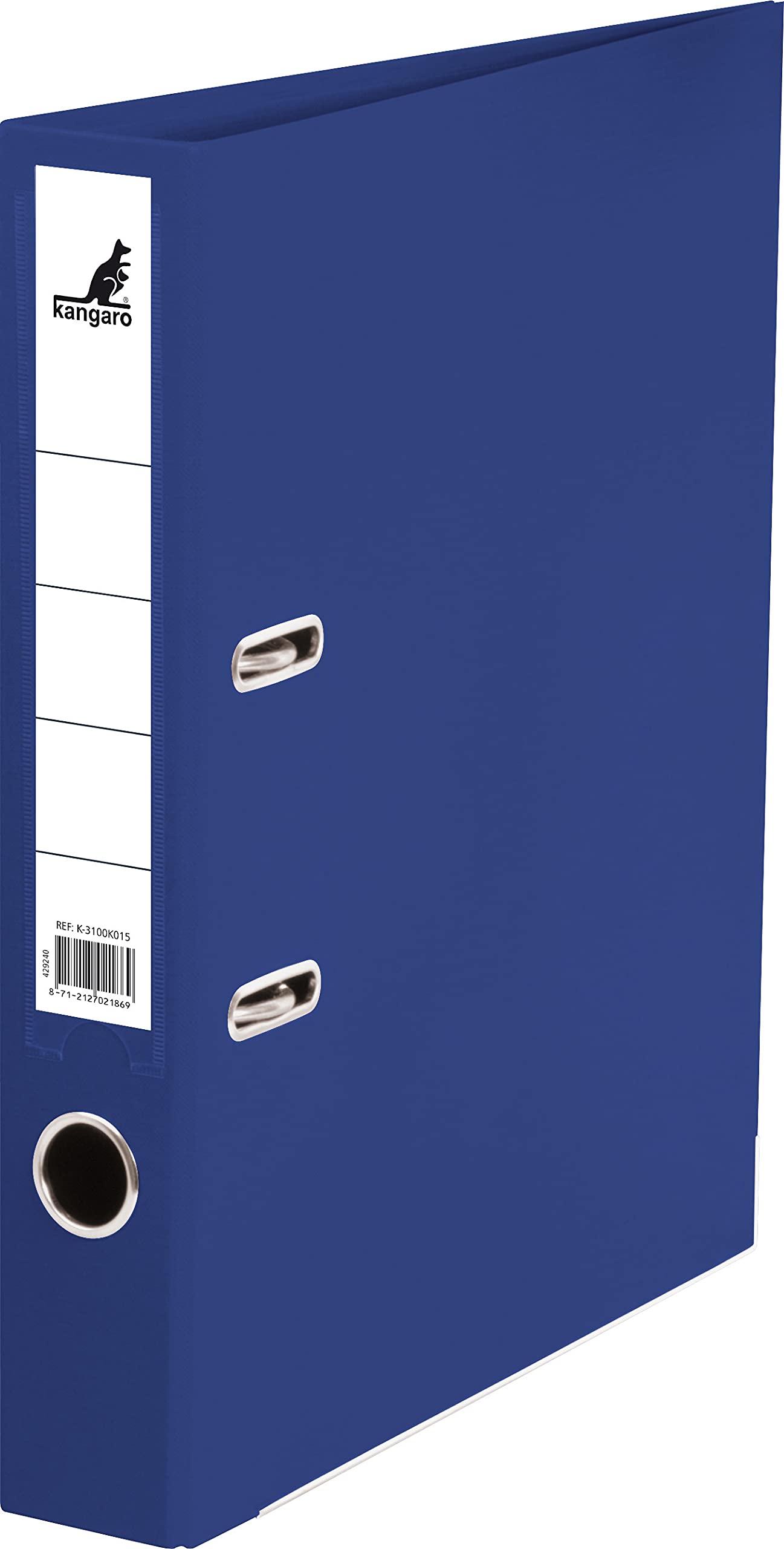 Kangaro Polypropylene Plastic Folder 5 cm A4 Spine Width Dark Blue