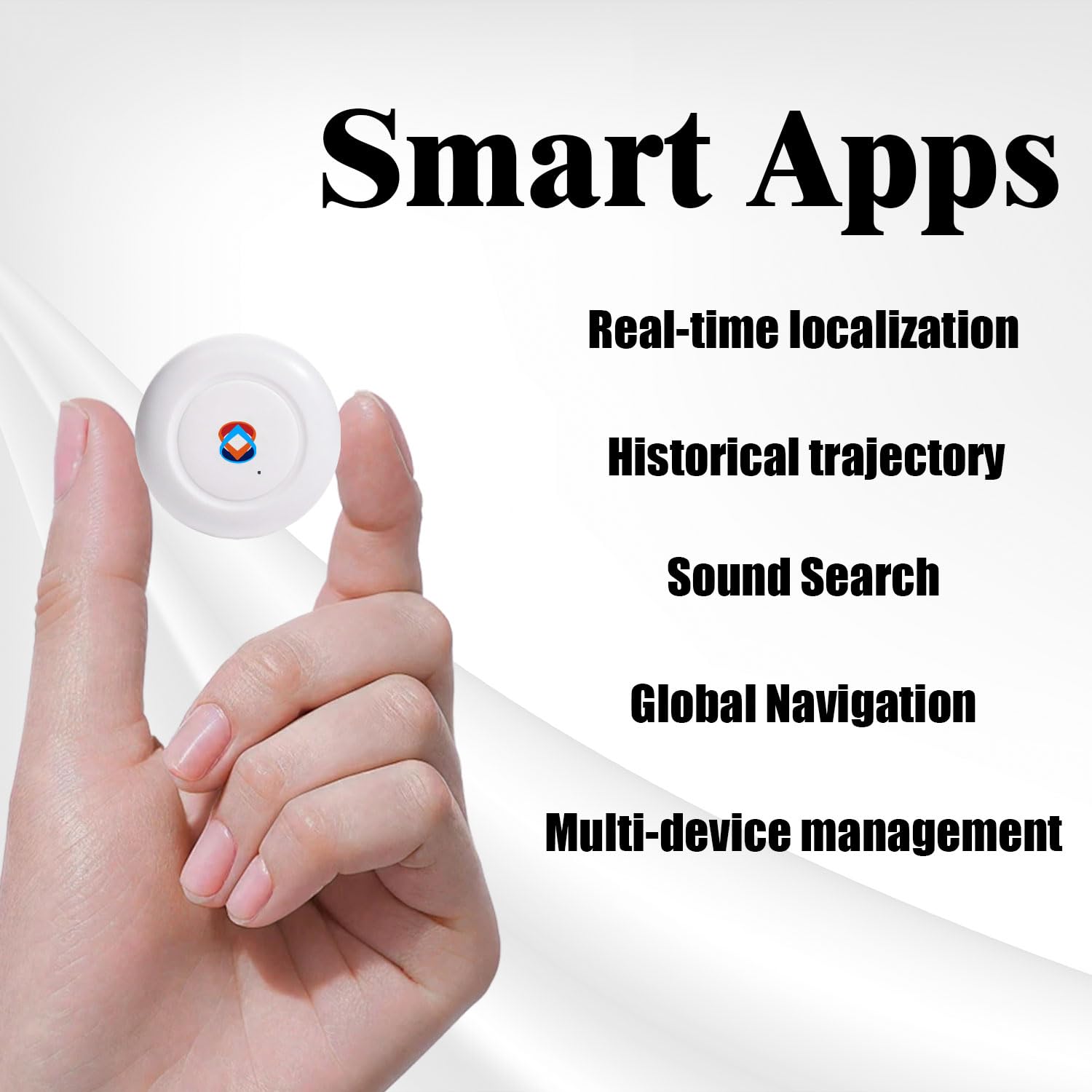 GPS Tracker for Vehicles, Cars, Pets, Kids & Valuables – No SIM Card, No Subscription – Real-Time Global Tracking Device – Compatible with iOS & Android