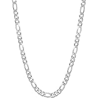 U7 Twisted Rope Chain, Figaro Chain, Men Stainless Steel