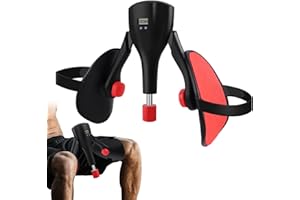 ANKDD Thigh Master for Men Women Thigh Exerciser Home Fitness, Adjustable Resistance Strength Exerciser Legs Workout Pelvic Floor Hip Trainer for Postpartum Rehabilitation with Smart Counter, Black