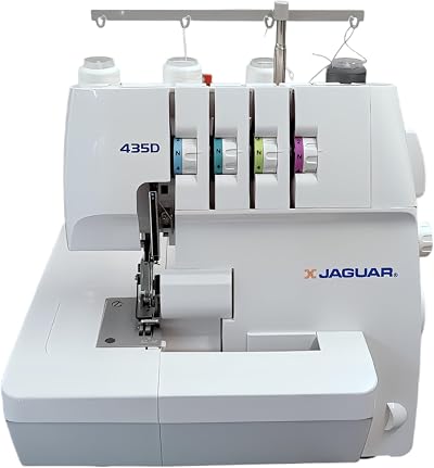 Jaguar 435D Overlocker Serger 3-4 Thread Differential LED Light 91W