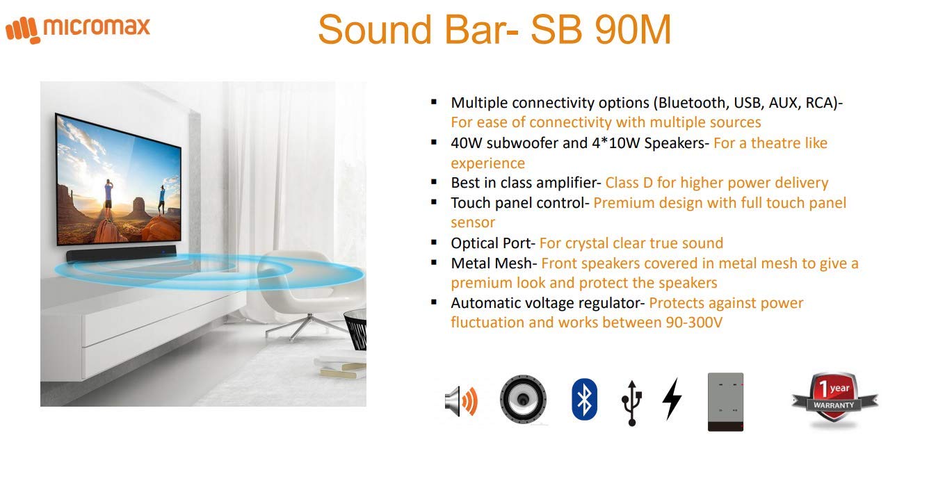 micromax sound bar