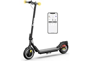 5TH WHEEL V20PRO/V30PRO Electric Scooter, 10" Solid Tires, 350W Motor E-Scooter with E-Lock and Dual Brakes, Foldable Adults 