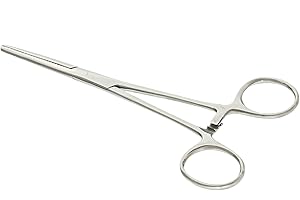 SE 660FS 6.1/4-Inch Straight Forceps Stainless Steel