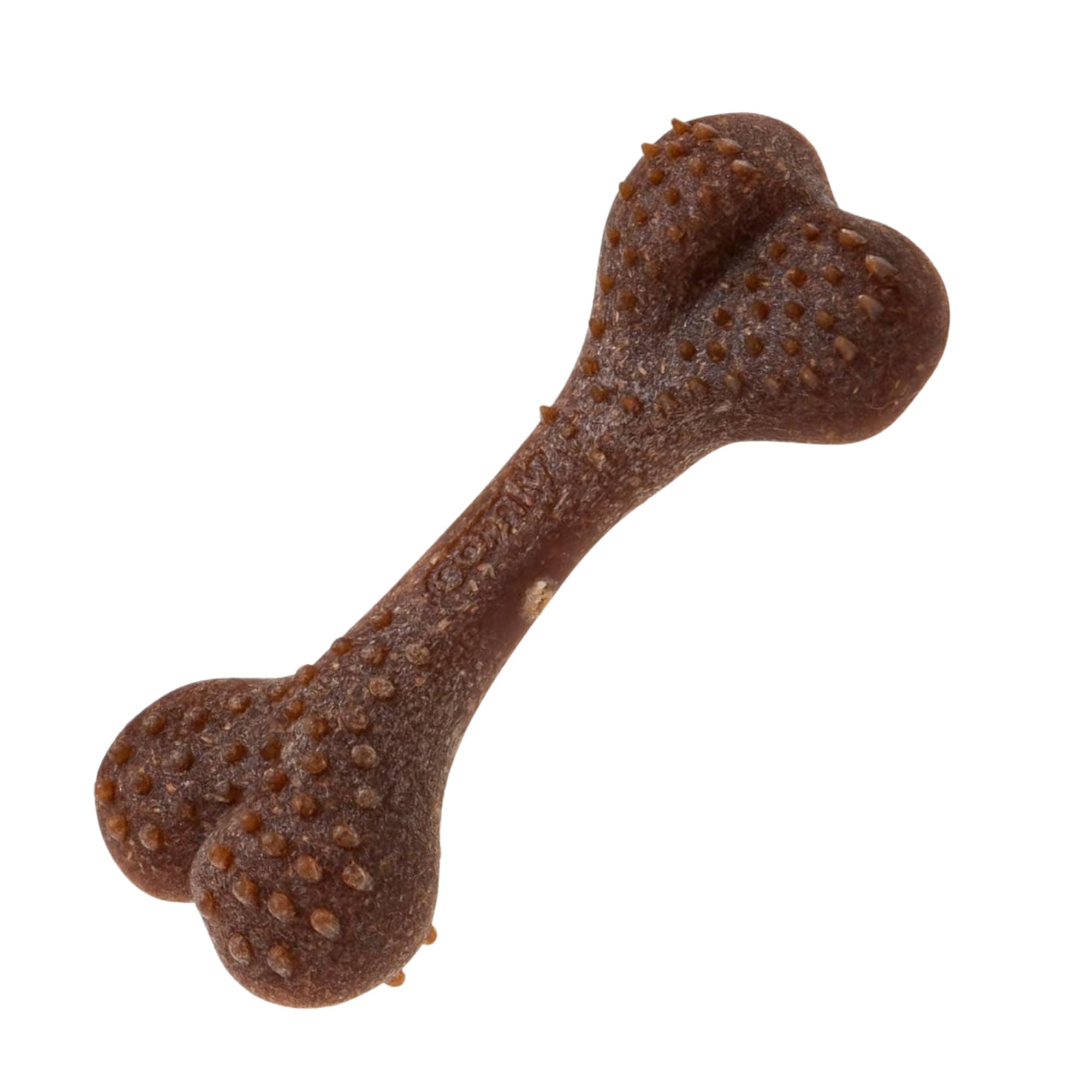 ECOMFY Woody Eco Chew Toys for Dogs - Dental Bone 8.5cm - Eco-Friendly, Long-Lasting, Scented Chew Toy for Aggressive Chewers - Sustainable Playtime and Dental Health