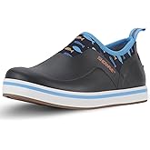 Showave Women's Deck Shoes Waterproof Rain Shoes Breathable Non-slip Rubber Rain Boots Low Cut Design for Outdoor Fishing Gardening Walking