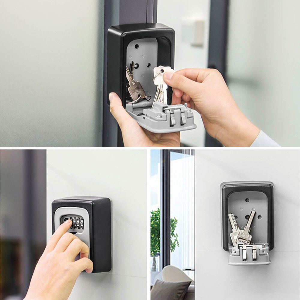 Cerradura De Combinacion Pared De Llaves Caja Sinbide Caja Fuerte