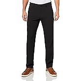 Savane Mens Slim Fit 4-Way Stretch Pant with Active Waistband