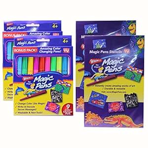 Amazon.com: Wham-O Magic Pens Set Includes 18 Color Changing Pens