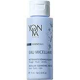 Yonka Eau Micellaire Travel Size | Micellar Water and Cleansing Makeup Remover | Gentle Face Wash with Rose and Chamomile to Remove Impurities and Hydrate | Paraben-Free | 2.53 fl oz