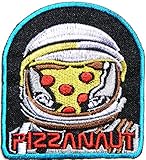 PIZZANAUT NASA Spaceman Pizza Hut Cooking Chef Kid Baby Jacket T-shirt Patch Sew Iron on Embroidered Applique Sign Badge Costum Gift
