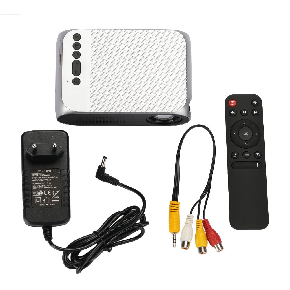 Proyector LCD inalámbrico HD, (Gris plateado: Amazon.es: Electrónica