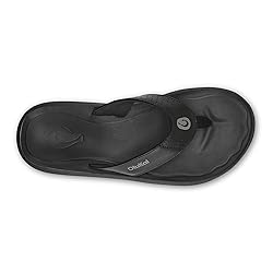OLUKAI Pili Men's Leather Sandals, Sleek