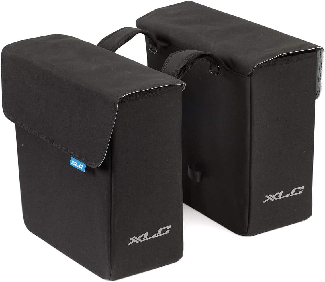 XLC Unisex - Adult BA-S90 Double Pack Bag, Black, 150 x 350 x 350 cm, 150x350x350