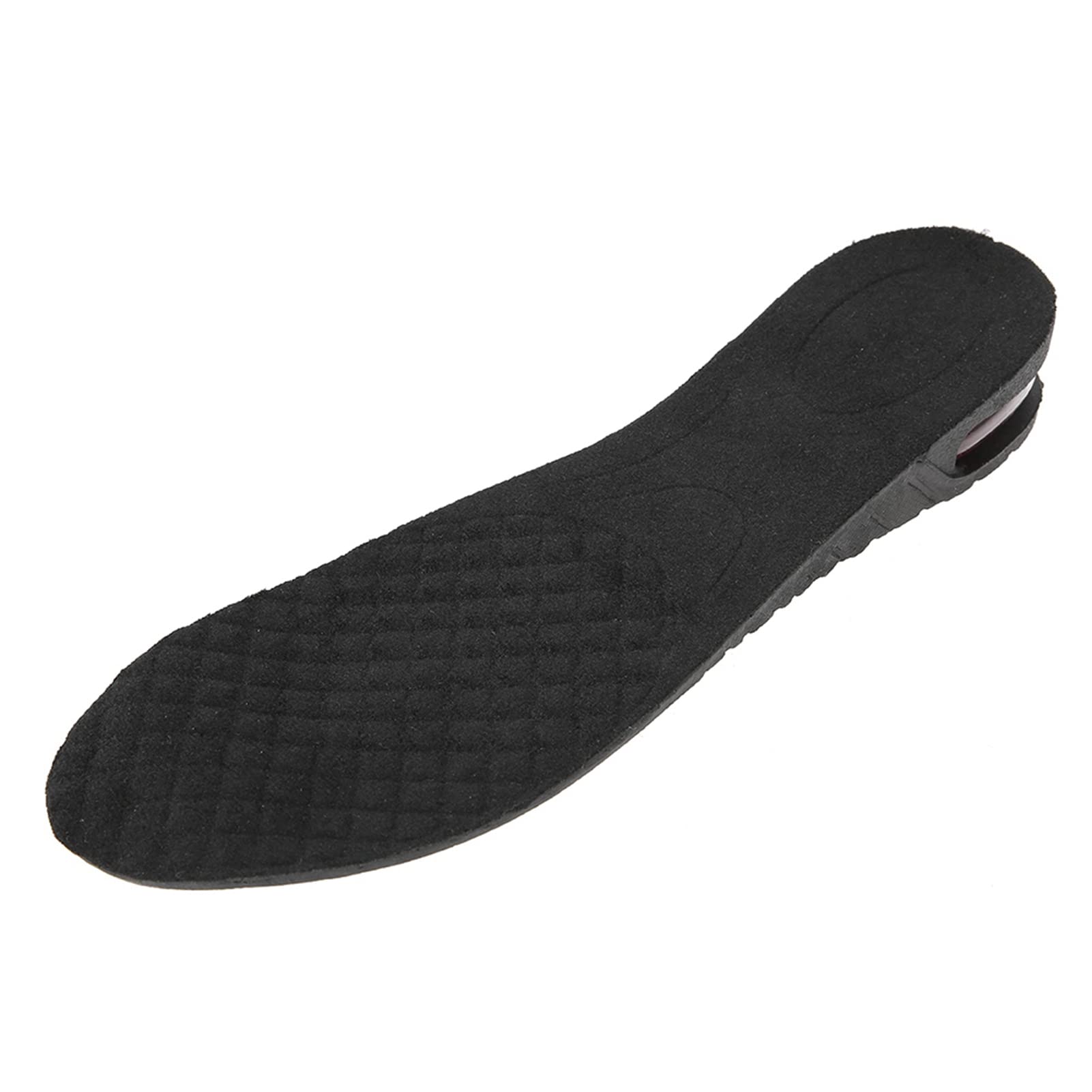 Four Layers Adjustable Height Increase Insoles, Shoe Lifts Insoles for Leg Length Discrepancies, Unisex PU Heel Lift Height Taller Insoles Great Useful Tool for Visual Heightening(B)