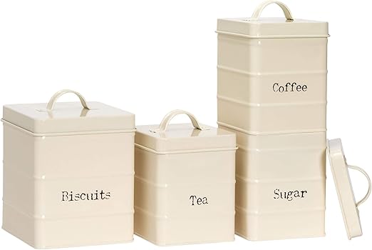 industrial tea coffee sugar canisters