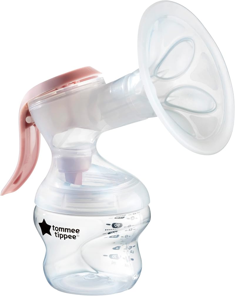 Tommee Tippee Made for Me Manual Breast Pump Wireless Portable 150ml Bottle