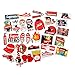 Supreme Stickers Pack FNGEEN Laptop Stickers Bomb Motorcycle Bicycle Luggage Decal Graffiti Patches Skateboard Stickers for Laptop Travel Case Skateboard Guitar Car Bike Bumper Decals (Series 50A)