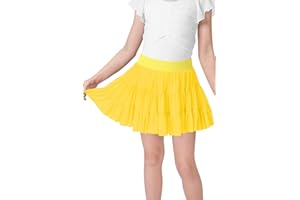 IIMMER Girls Summer Ruffle Pleated Tennis Skirt Inner Shorts Flowy Cute Athletic Skort with Pockets 5-14 Years
