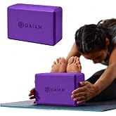 Gaiam Yoga Block - Supportive Latex-Free Eva Foam - Soft Non-Slip Surface with Beveled Edges for Yoga, Pilates, Meditation