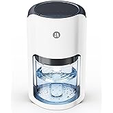 avylo Small Dehumidifier for Bedroom,162 Sq.Ft 42oz with Auto Shut Off | Dehumidifier for Home Bathroom Closet RV,Ultra Quiet Portable,Visual Tank,7 Color Light,White
