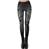 Jumppmile Women's 3D Digital Print High Waist Workout Yoga Leggings Size S-4XL