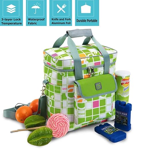 FJKLL Oficina Bolsa Calor Porta Bolsa Nevera Alimentos Infantil de ...