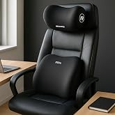 Kit 2 Almofadas Premium Lombar E Cervical, Espuma De Memória, VARENZIA | Ergonômica, Para Carro E Cadeira De Escritório, Conf