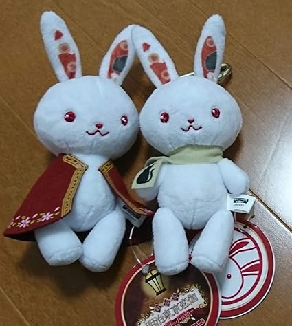 Amazon Co Jp 明治東京恋伽 めいこい うさぎ ぬいぐるみ マスコットン めいこいうさぎカラビナ付マスコット 2種 ホビー 通販