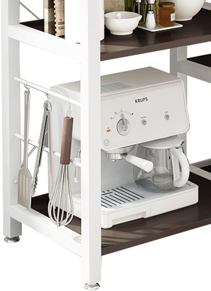 soges 3-Tier Kitchen Baker's Rack Utility Microwave Oven Stand Storage Cart Workstation Shelf, W5s-B: Kitchen & Dining