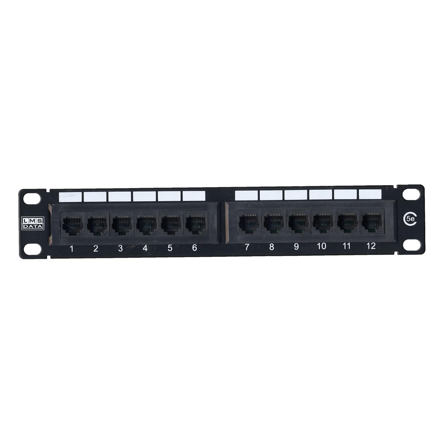 kenable Cat5E 10 inch Patch Panel 12 Port Rack Mountable MINI SOHO ...
