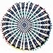 Hot Sale ！Indian Large Round Floor Pillows，Beautyvan Comfortable Charming Indian Mandala Floor Pillows Round Removable and Washable Flowers Bohemian Cushion Pillows Cover Case Cushions (E)