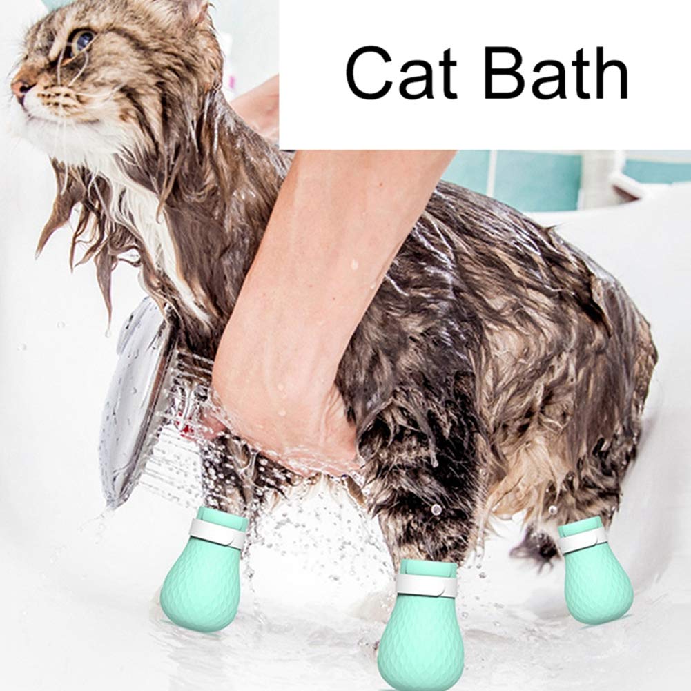 Faironly Anti Biting Bath Washing Cat Claw Cover Cut Nails