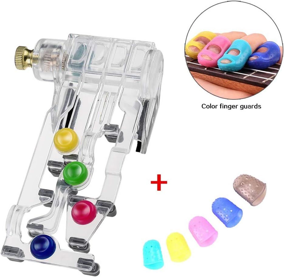 FAERIE Guitar Learning System Teaching Aid Chord Booster with Five Finger Protectors