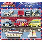 Kitchen MELISSA & DOUG VEHICLES CHUNKY PUZZLE (Set of 6) Book