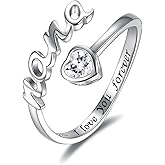 Nana Ring 925 Sterling Silver Adjustable Ring for Mom Grandma Mothers Day Jewelry Gift