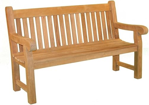 Amazon Com Jewels Of Java Hyde Park Teak Bench Kitchen Dining