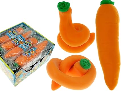 Stretchy Carrot Sensory Toys Easter 