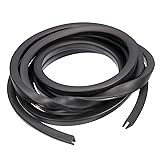 uxcell U Channel Edge Trim, 8.2ft Length Rubber