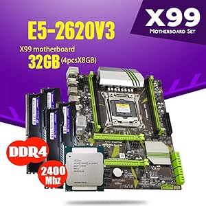 Atermiter X99 D4 Motherboard Set with Xeon E5 2620 V3 LGA2011-3 CPU ...