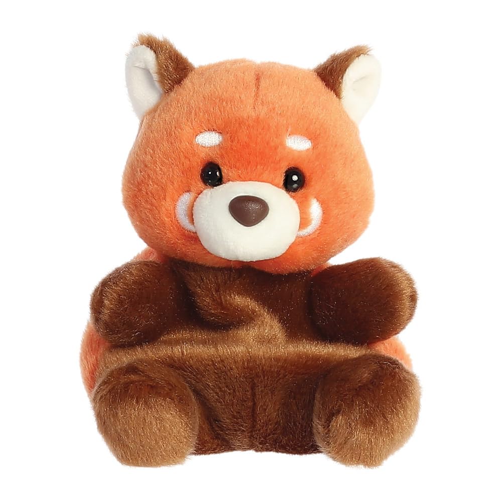 Aurora, 33719, Palm Pals Rei Red Panda 5In, Soft Toy, Red & Brown