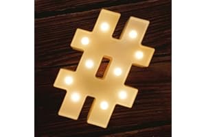 MUMUXI Marquee Light Up Letters Sign Battery Powered LED Alphabet Lights for Party Wedding Birthday Christmas Home Bar Decoration Lighted Symbols