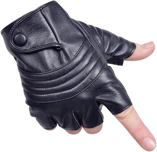 mens fingerless work gloves
