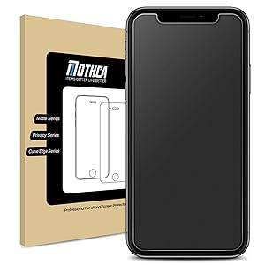 Mothca Matte Screen Protector Compatible with iPhone Xs/iPhone X/iPhone 11 Pro Anti-Glare & Anti-Fingerprint Tempered Glass Clear Film Case Friendly 3D Touch Bubble Free for iPhone Xs/X/11 Pro