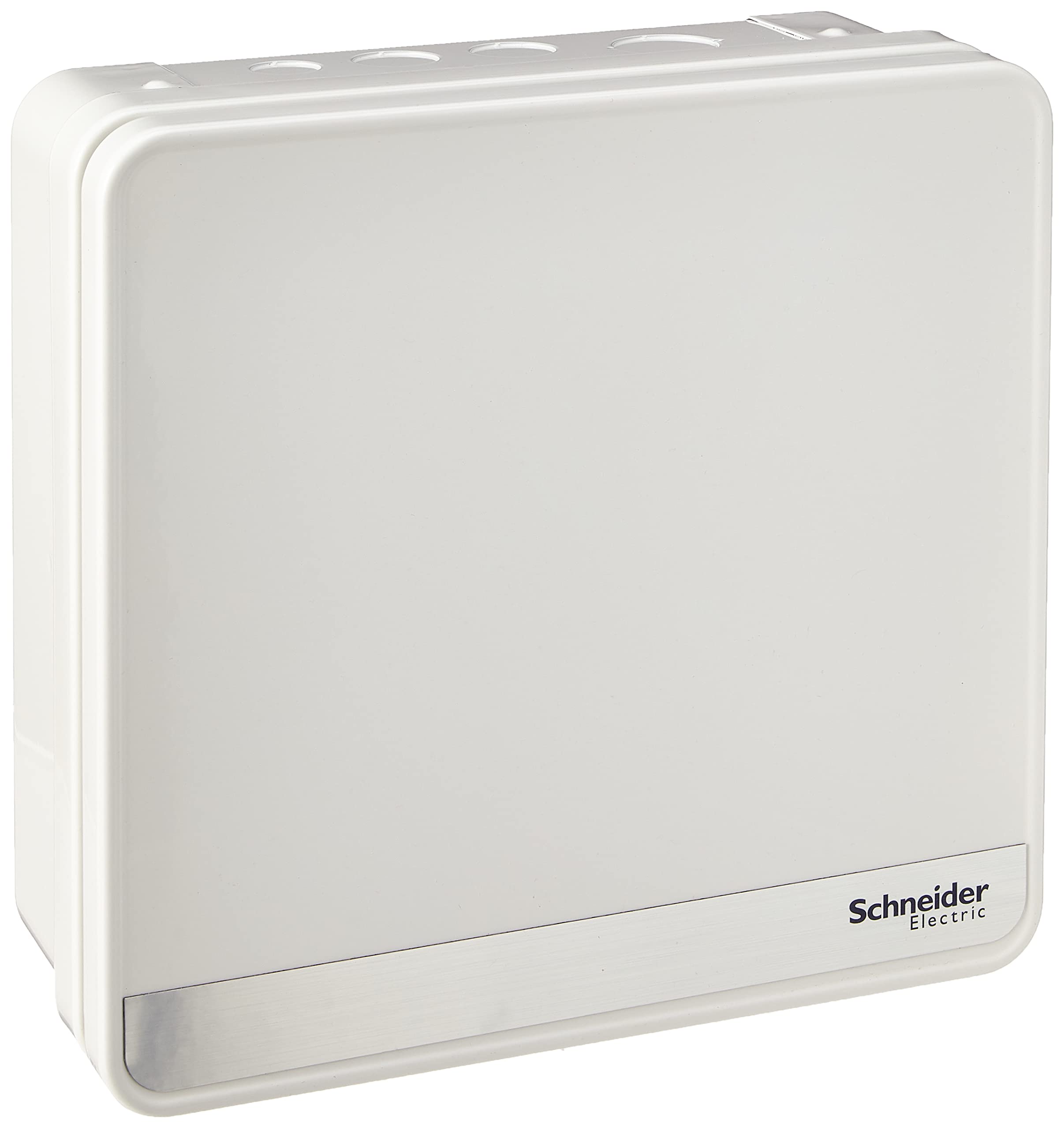 Schneider Electric Easy9+ - Consumer Unit, 6 Way, No Incomers, Surface Mount Enclosure, Semi Flush Kit available, EZ9E6MCU, Metal